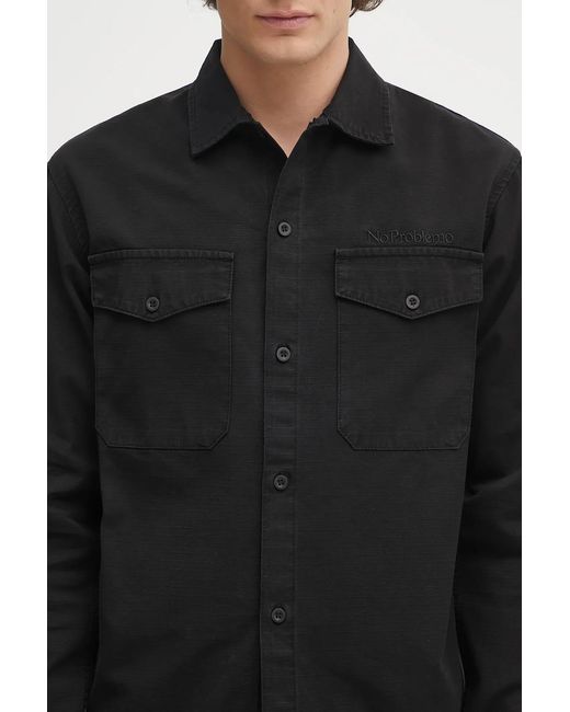 Camicia di No Problemo in Black da Uomo