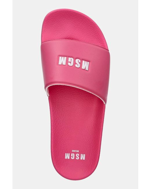 Ciabatte Slide di MSGM in Pink