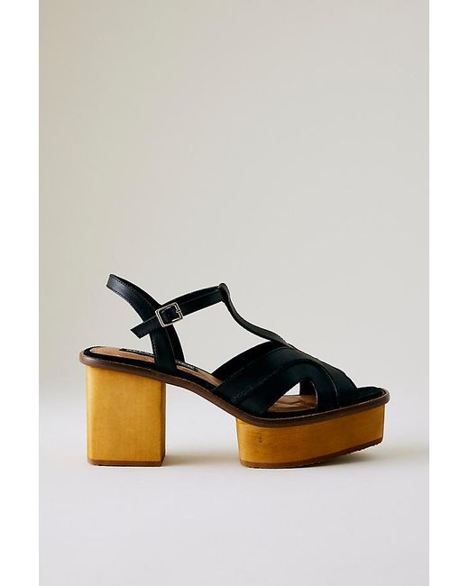 Kelsi Dagger Brooklyn Black Genie Platform Sandals