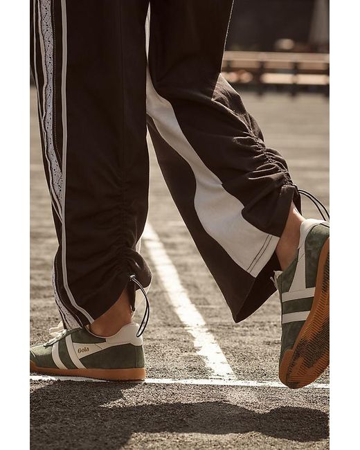 Daily Practice by Anthropologie Brown Side-Stripe Track Pants