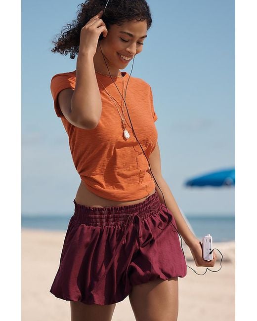 Celandine Blue Bubble Bloomer Shorts
