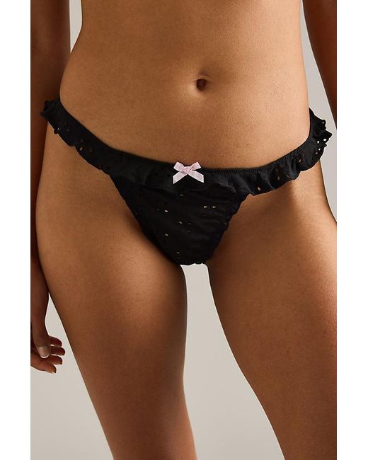 Wild Lovers Red Ruffle Thongs, 3 Pack