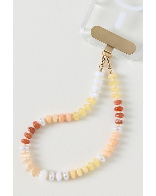 By Anthropologie Natural Colourful Beaded Phone Chain