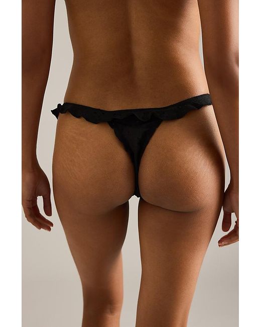 Wild Lovers Red Ruffle Thongs, 3 Pack