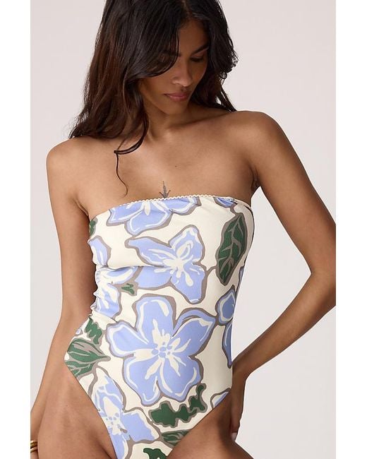 Rhythm White Gigi Flora One-Piece Swimsuit