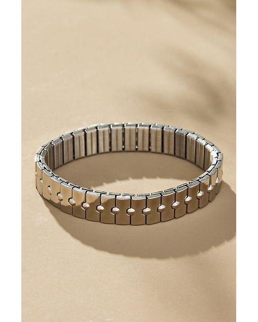 By Anthropologie Natural Wide Stretch Bracelet