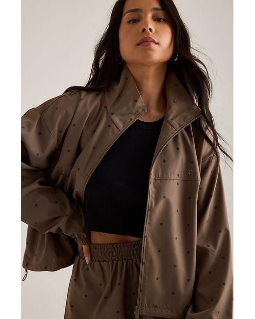 4th & Reckless Brown Haven Polka Dot Jacket