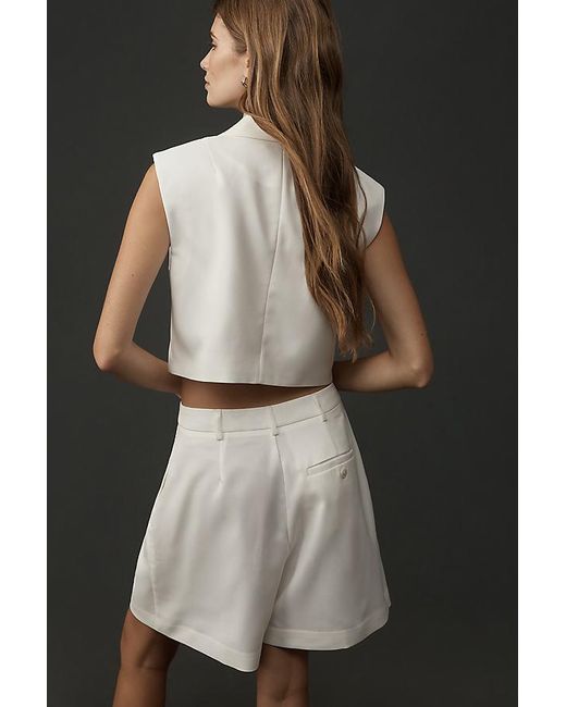 Maeve Black Tailored Shorts