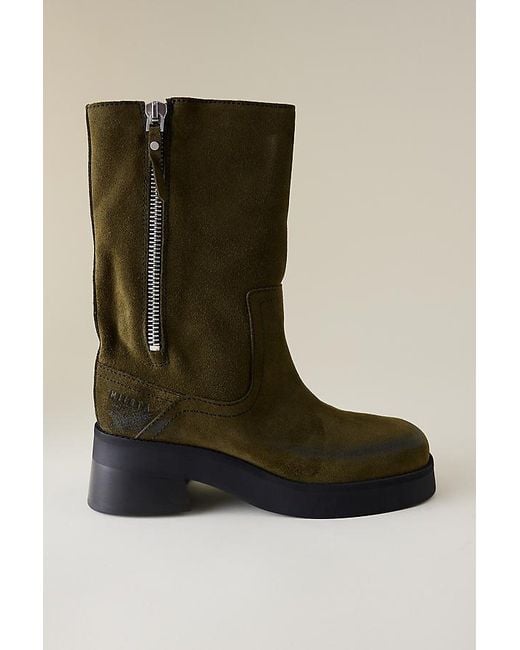 Miista Green Gunda Ankle Boots