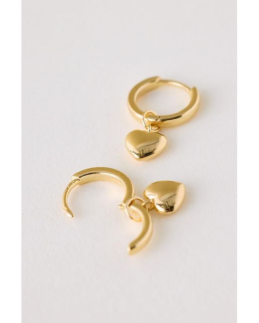 Enamel Copenhagen Natural Amore Huggie Hoop Earrings