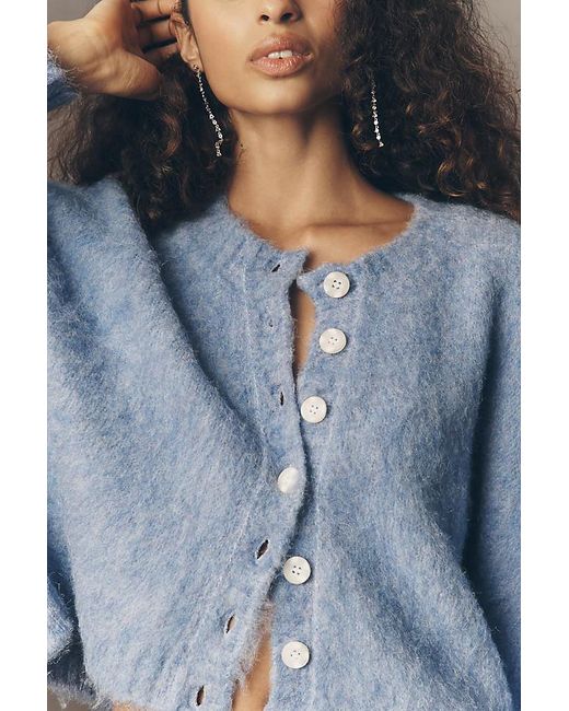 Pilcro Gray Brushed Cardigan