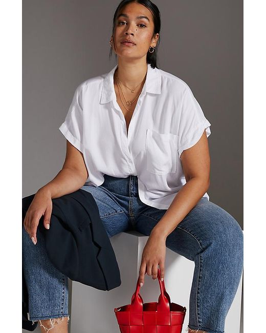 Cloth & Stone Gray Breezy Buttondown Blouse