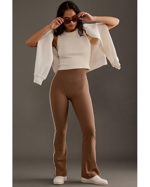 The Upside Brown Florence Peached Flare Leggings