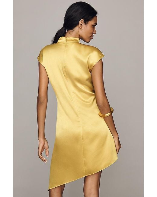 Mare Mare Metallic Asymmetrical Mini Dress