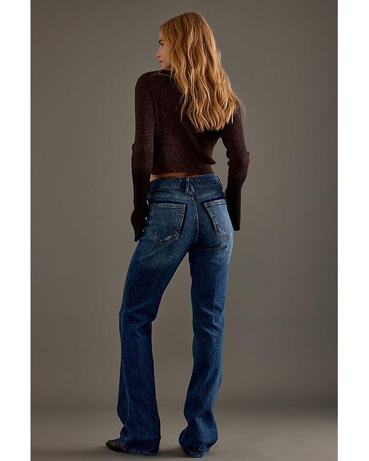 GOOD AMERICAN Blue Good Classic Bootcut Jeans