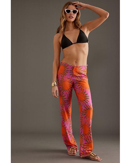 Wild Lovers Pink Soleil Flare Trousers