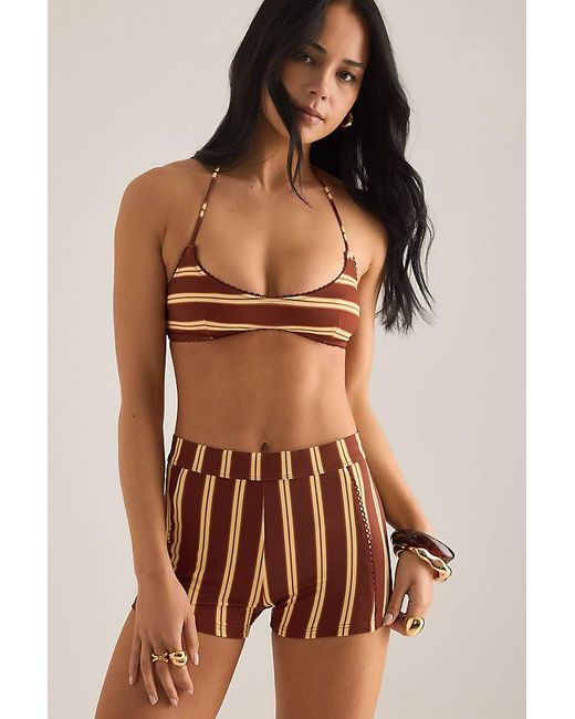 Damson Madder Brown Trudi Reversible Bikini Top