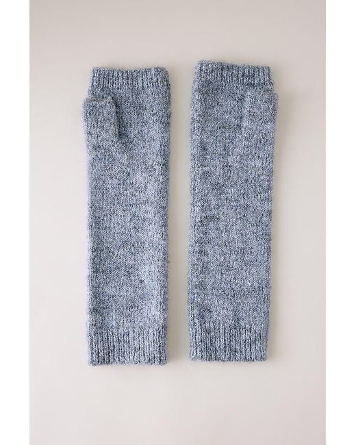 By Anthropologie Red Long Fingerless Gloves