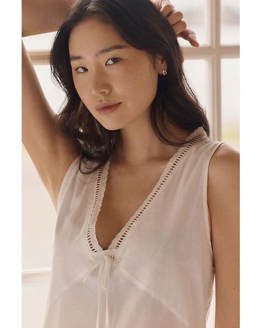 Damson Madder Brown Raven V-Neck Mini Nightie