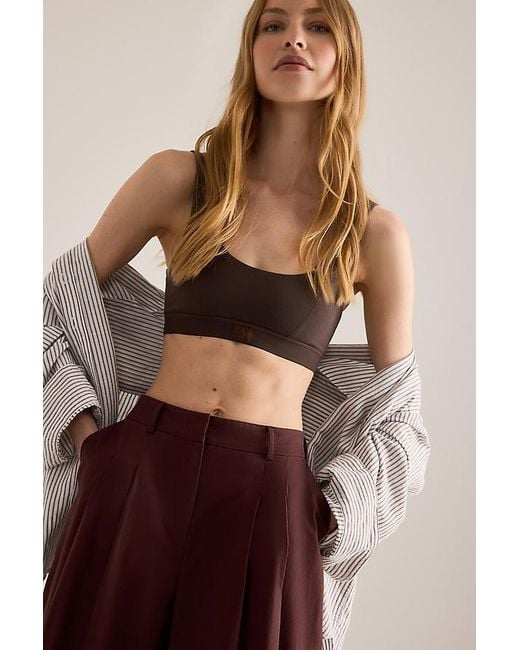 Maeve Brown The Avery Linen-Blend Pleated Trousers By