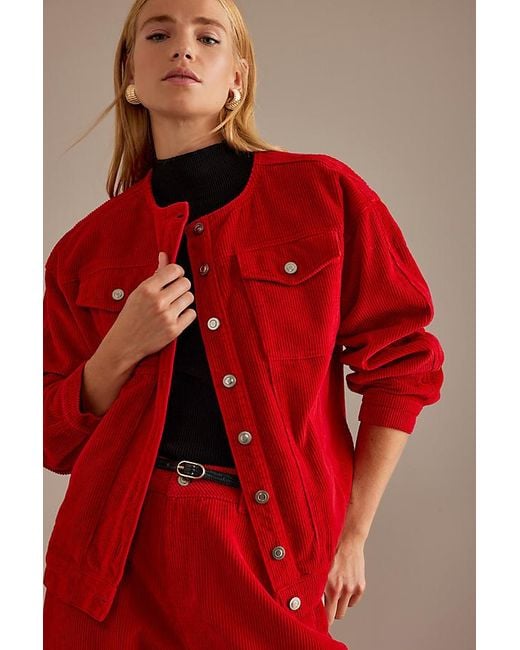 ALIGNE Red Cord Moto Jacket