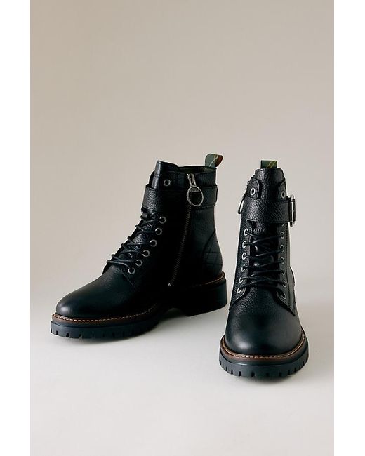 Barbour Black Heidi Commando Boots