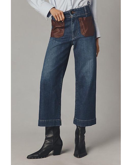 Maeve Gray The Colette Crop High-Rise Jeans By