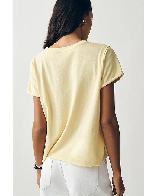 Maeve Yellow Nikki Ackerman Caitlin Boxy T-Shirt By