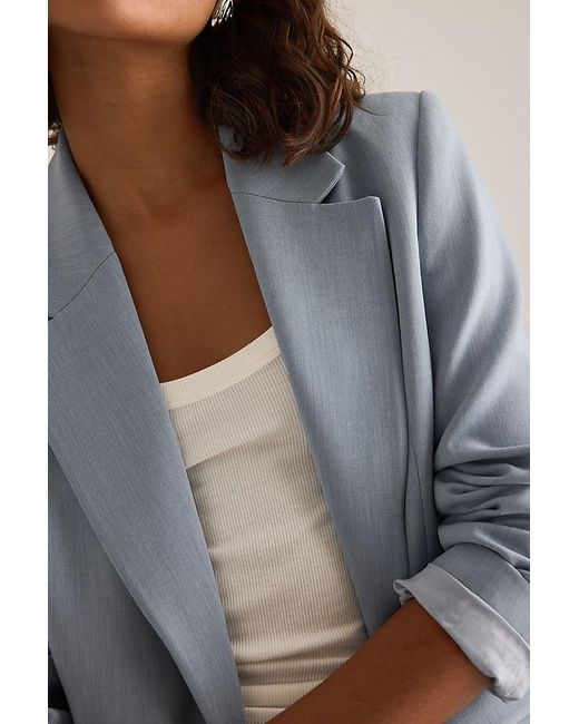 SELECTED Gray Rita Oversized Blazer