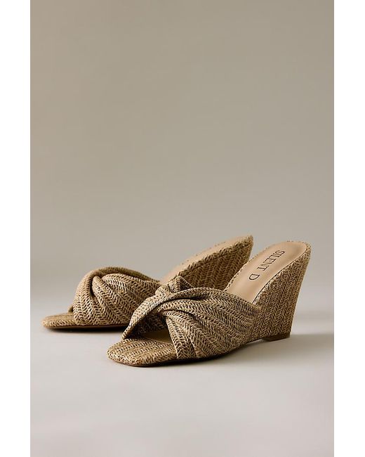 Silent D Natural Katia Wedge Heels