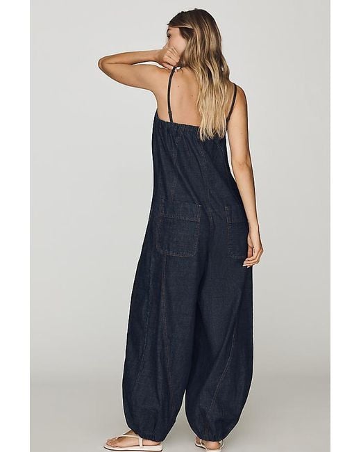 Pilcro Blue Bubble Jumpsuit