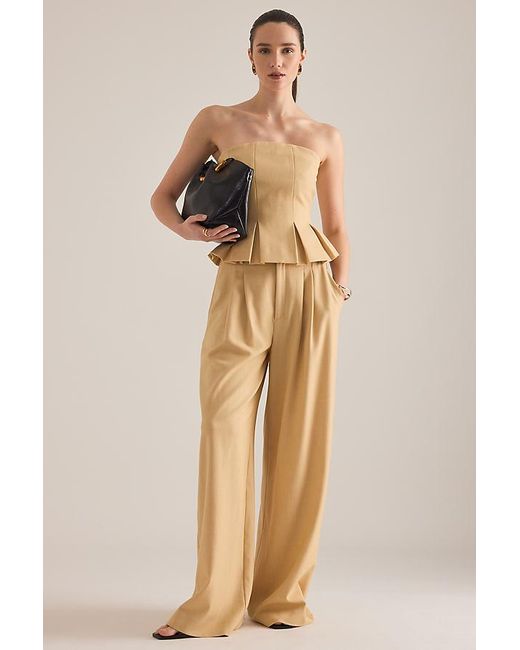 Gestuz Natural Stacy Wide-Leg Trousers