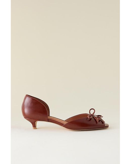 INTENTIONALLY ______ Brown Carol Bow Heels