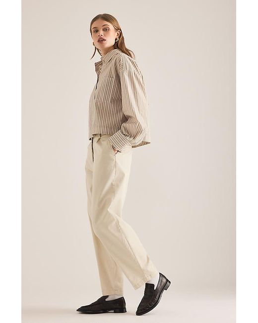 SELECTED Natural Millie Barrel Trousers