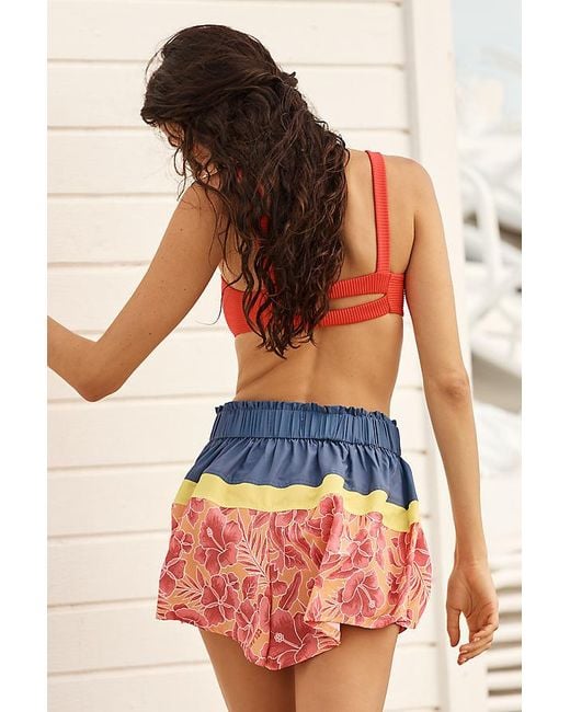 Celandine Blue Skirty Surf Shorts