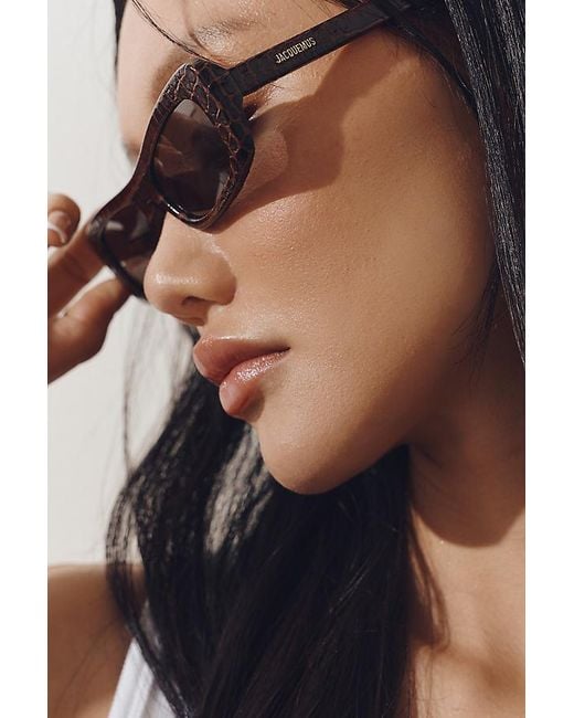 Jacquemus Blue The Capri Cat-Eye Sunglasses