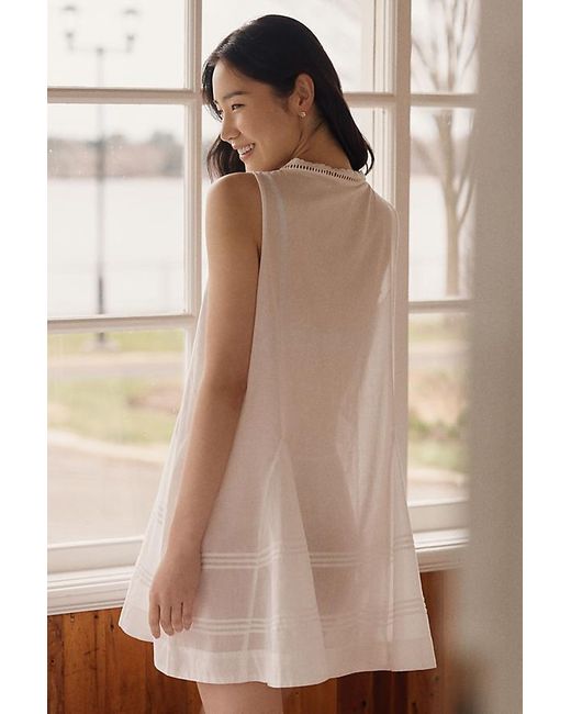 Damson Madder Brown Raven V-Neck Mini Nightie