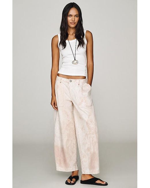 Pilcro Natural Blake Mid-Rise Relaxed Jeans