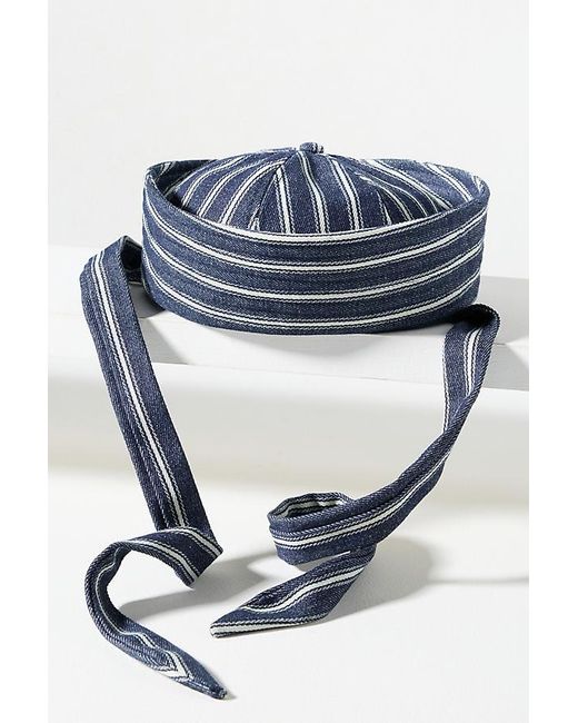 By Anthropologie Brown Tie Sailor Hat