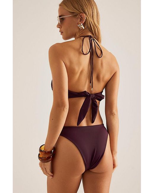 Away That Day Purple Acapulco Bikini Bottoms