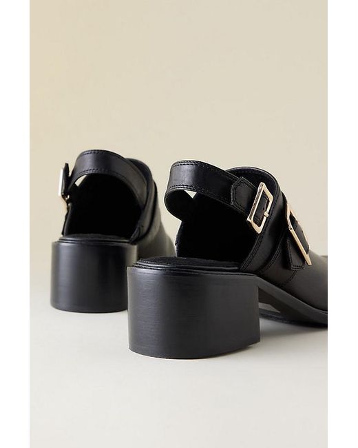 Kelsi Dagger Brooklyn Black Glory Slingback Clogs