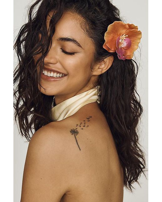 By Anthropologie Pink Orchid French Hair Pin