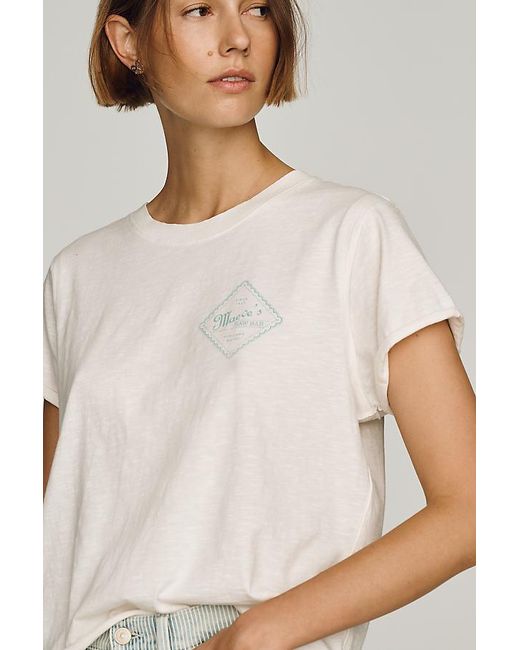 Maeve White The Caitlin Boxy T-Shirt By