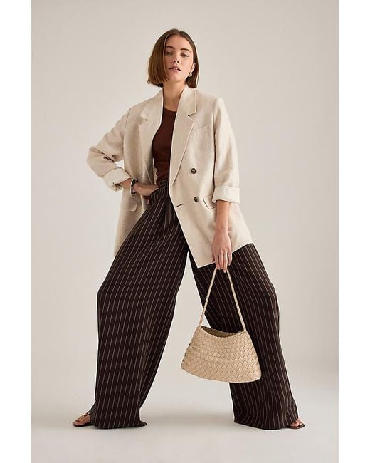 Maeve Multicolor The Avery Pleated Trousers By Pinstripe Edition