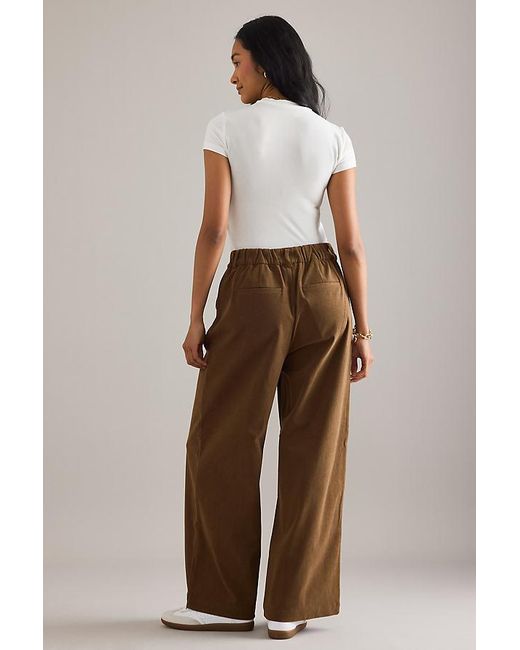 Varley Natural Rocio Corduroy Wide-Leg Trousers