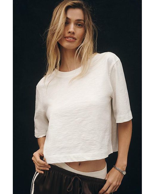 Maeve Black The Corey Short-Sleeve Boxy T-Shirt By