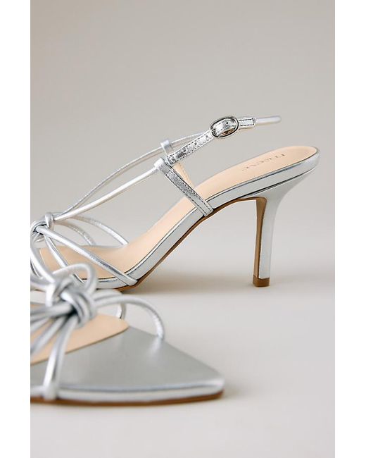 Maeve Natural Pointed Toe Strappy Heels