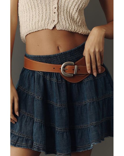 By Anthropologie Blue Low-Slung Belt