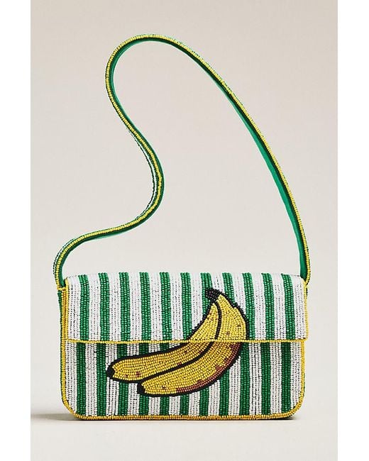 By Anthropologie Multicolor The Fiona Beaded Bag: Food & Drink Edition