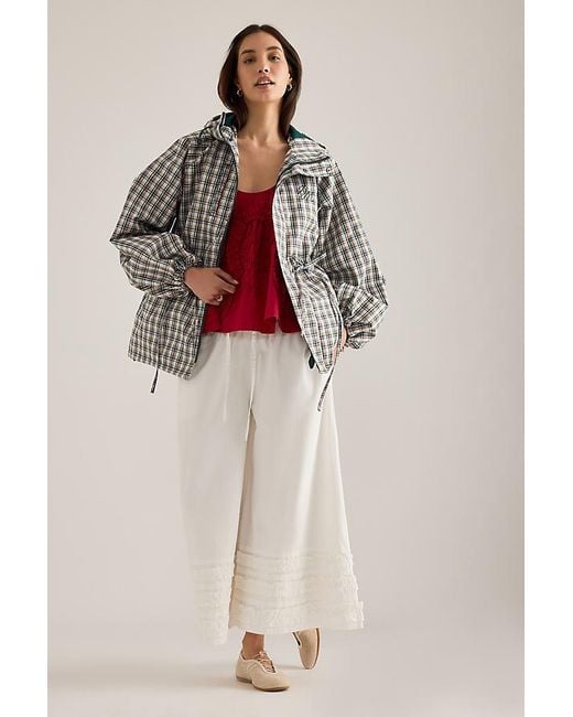 Damson Madder Multicolor Liu Check Raincoat